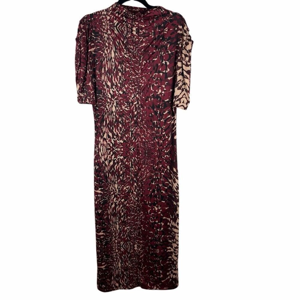 NWT Astrid Maroon Marble with black and cream- size L
